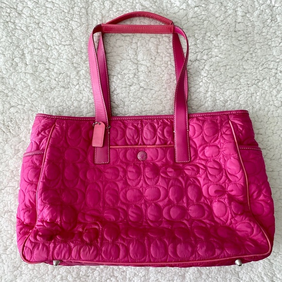 Coach Bags Coach Hot Pink Diaper Bag Poshmark